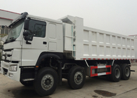 SINOTRUK HOWO کامیون کمپرسی کامیون 371HP 8X4 LHD 31-60tons 20-30CBM ZZ3317N3267W