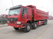 SINOTRUK HOWO کامیون کمپرسی کامیون 371HP 8X4 LHD 31-60tons 20-30CBM ZZ3317N3267W