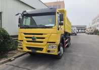 کامیون کمپرسی سینوتروک هوو 10 چرخ 400 اسب بخار 6 × 4 وسط لیفت زرد