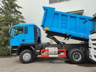 آبی LHD 6×4 10 چرخ HOWO کمپرسی کامیون کمپرسی با قدرت بالا 371 اسب بخار