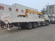 SINOTRUK کامیون نصب جرثقیل تجهیزات 12 تن XCMG برای بلند کردن 6X4 400HP