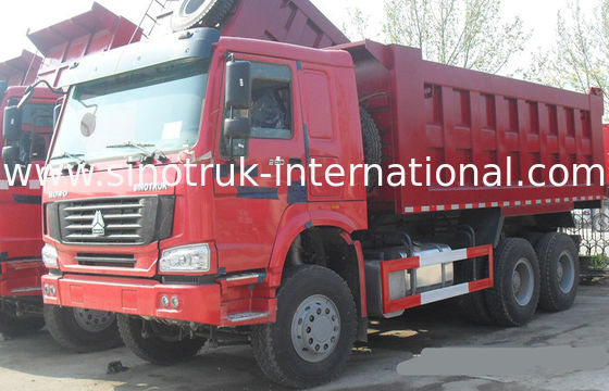 Tipper Dump Truck SINOTRUK HOWO 10 wheels loading capacity 25-40tons 10-25CBM