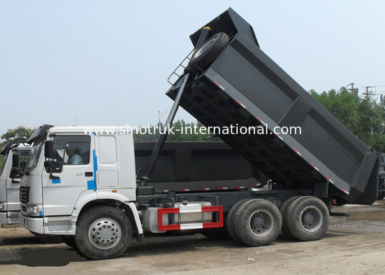 کامیون کمپرسی تخلیه کننده SINOTRUK HOWO 10 چرخ 371 اسب بخار بار 30 تن کالا ZZ3257N3647A