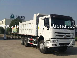 SINOTRUK HOWO کامیون کمپرسی کامیون 6X4 336HP LHD 25-40tons 10-25CBM ZZ3257N3447A1