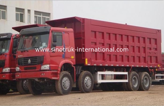 SINOTRUK HOWO کامیون کمپرسی کامیون 371HP 8X4 LHD 31-60tons 20-30CBM ZZ3317N3867W