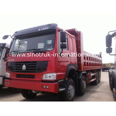 SINOTRUK HOWO کامیون کمپرسی کامیون 371HP 8X4 LHD 31-60tons 20-30CBM ZZ3317N3867W