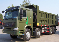 SINOTRUK HOWO کامیون کمپرسی کامیون 371HP 12 چرخ LHD 31ton 20-30CBM ZZ3317N3267W