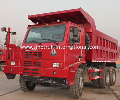 کامیون کمپرسی کامیون SINOTRUK HOWO 70 Mining LHD 6X4 371HP 70tons ZZ5707S3840AJ