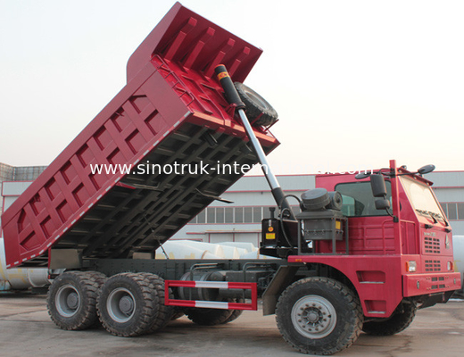 کامیون کمپرسی کامیون SINOTRUK HOWO 70 Mining LHD 6X4 371HP 70tons ZZ5707S3840AJ