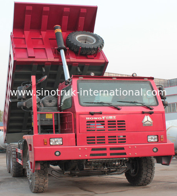 معدن زغال سنگ معدن دامپر کامیون / SINOTRUK HOWO70 Ten Wheeler کامیون کمپرسی