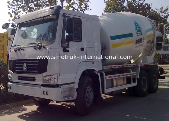 کامیون کامیون بتن موبایل، 9CBM 290HP 6X4 LHD تریلر بتن آماده مخلوط