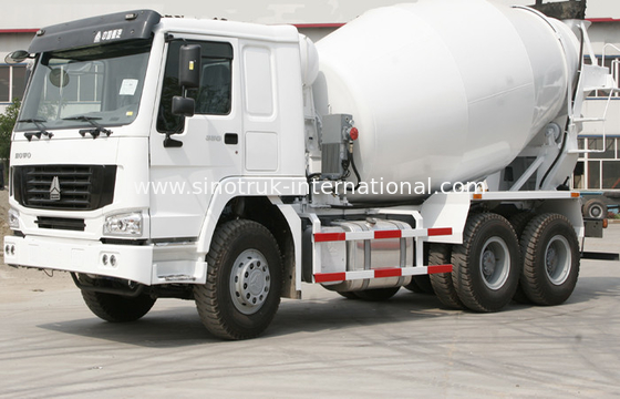 کامیون کامیون بتن موبایل، 9CBM 290HP 6X4 LHD تریلر بتن آماده مخلوط