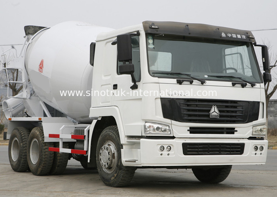 کامیون کامیون بتن موبایل، 9CBM 290HP 6X4 LHD تریلر بتن آماده مخلوط