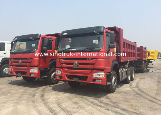 High Capacity Coal Mining Dump Trucks Euro II 25000 Kg Electrical Control Glass Mirror