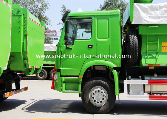 30 - 40 Tons 6X4 LHD Tipper Dump Truck with 10-25CBM Front Lifting Hydraulic Cylinder