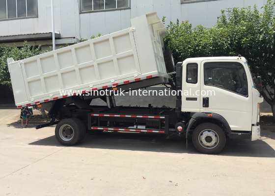 کامیون کمپرسی 4×2 Rhd 8 تن 116 اسب بخار برای استفاده در معدن