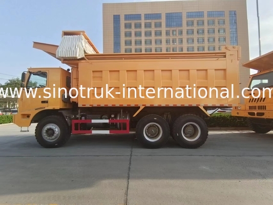 کامیون کمپرسی معدن 6X4 LHD 371 اسب بخار 70 تن SINOTRUK HOWO برای صنعت معدن