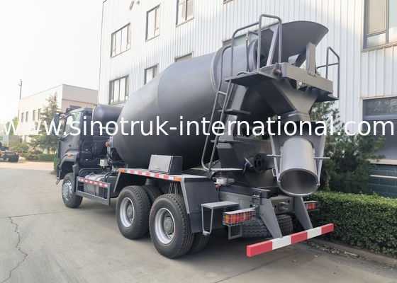 سینوتروک Howo N7 کامیون مخلوط کن بتن 6-10CBM 6 X 4 یورو 2 380HP