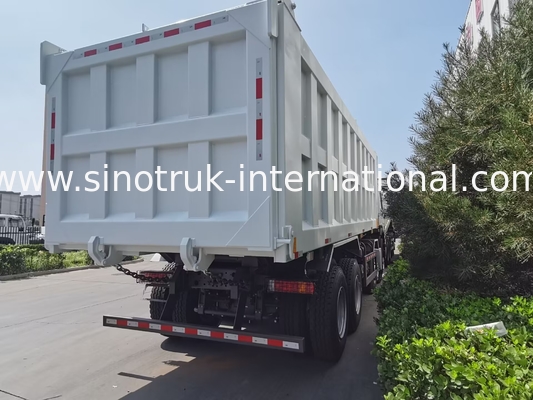 کامیون کمپرسی 12 چرخ Sinotruk HOWO 8X4 400 اسب بخار برای ماینینگ