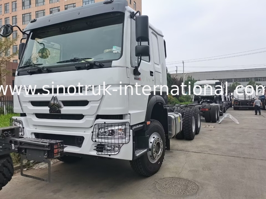 SINOTRUK HOWO Dropside Cargo وسایل نقلیه تجاری کامیون شاسی LHD 6X4 400HP