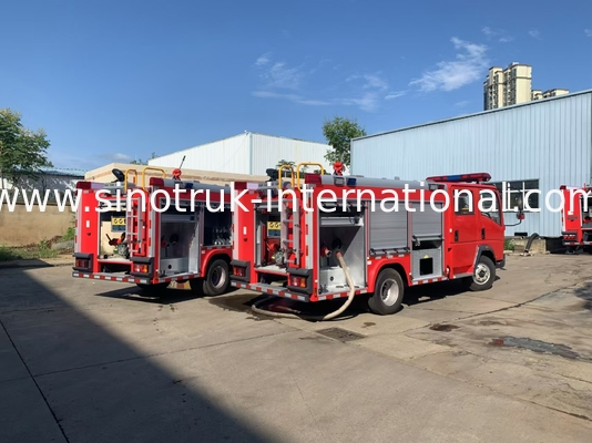 2CBM 4X2 116HP کامیون آتش نشانی ماشین آتش نشانی کشاورزی کامیون برای زمین شناسی
