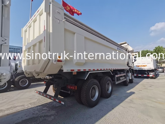 سینوتروک هوآن جدید هووو 8X4 کامپری 380hp 12 چرخ سفید H77L ZZ3317V386JB1R نوع U