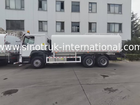 Sinotruk HOWO White RHD 6x4 وانت تانک آب ZZ1257V4347B1 با عملکرد فشار بالا