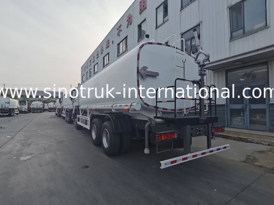 Sinotruk HOWO White RHD 6x4 وانت تانک آب ZZ1257V4347B1 با عملکرد فشار بالا