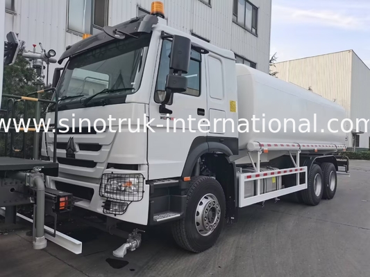 Sinotruk HOWO White RHD 6x4 وانت تانک آب ZZ1257V4347B1 با عملکرد فشار بالا