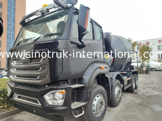 کامیون مخلوط کننده HOWO 12CBM 380HP H77L کابین سیاه