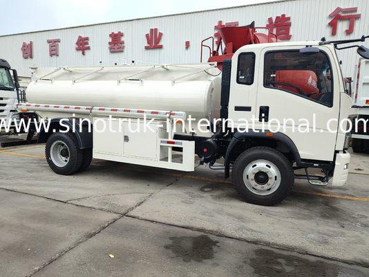 HOWO 4×2 کامیون سبک 5-6CBM LHD 160HP