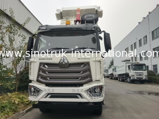 30 - 40 تن RHD 10 چرخ سینیوتروک Howo 6x4 کامیون خم کن برای ساخت و ساز
