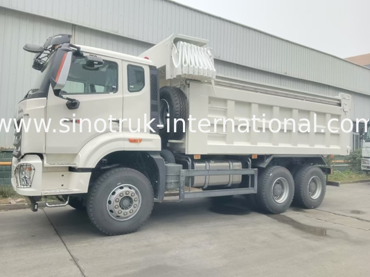 30 - 40 تن RHD 10 چرخ سینیوتروک Howo 6x4 کامیون خم کن برای ساخت و ساز