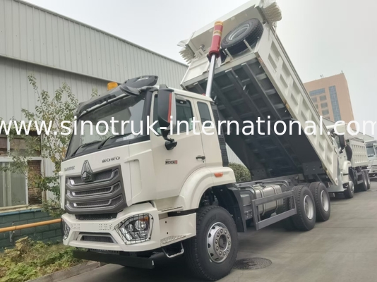 30 - 40 تن RHD 10 چرخ سینیوتروک Howo 6x4 کامیون خم کن برای ساخت و ساز