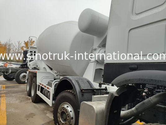 HOWO 8*4 12 چرخ کامیون مخلوط کنکریت 400HP 16CBM قدرت بزرگ ظرفیت بزرگ