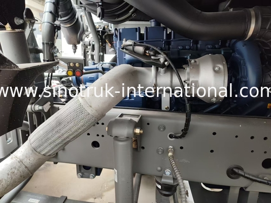 HOWO 8*4 12 چرخ کامیون مخلوط کنکریت 400HP 16CBM قدرت بزرگ ظرفیت بزرگ
