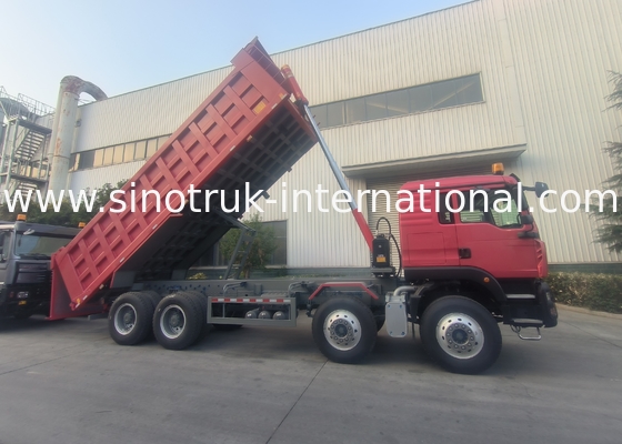 8 × 4 Lhd 12 چرخ Sinotruk Tipper 400Hp یورو 2