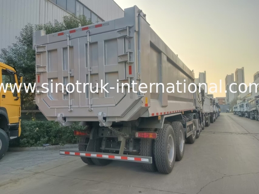 کامیون کپی SINOTRUK HOWO 400HP 12 چرخ LHD 40Tons 30CBM ZZ3317V3567B1