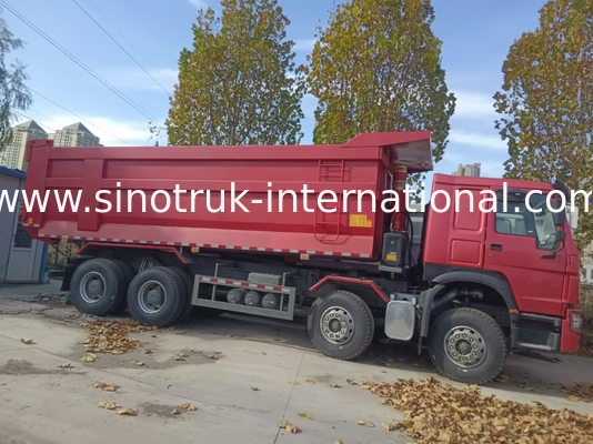 کامیون ریخته گری SINOTRUK HOWO A7 8X4 برای ساخت و ساز ZZ3317V3567B1