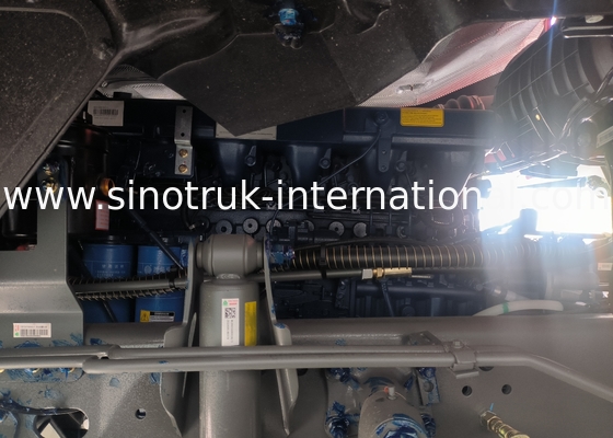 سینوتروک هووو کامپینگ کامپینگ Tx 400Hp یورو 2 8 × 4 Lhd 12 چرخ قرمز