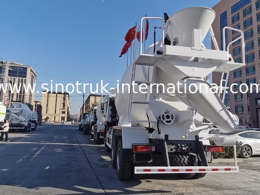 SINOTRUK HOWO 6×4 10 چرخ کامیون مخلوط کنکریت 400 HP کارایی بالا LHD
