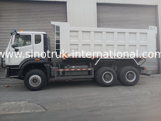 SINOTRUK HOWO ۴۰۰ اسب کامیون نورد برای ساخت و ساز N7 چراغ هشدار نظامی
