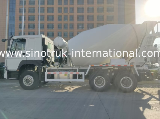قدرت اسب 400HP HOWO مخلوط کننده کامیون 6-12CBM LHD 6×4 10 چرخ