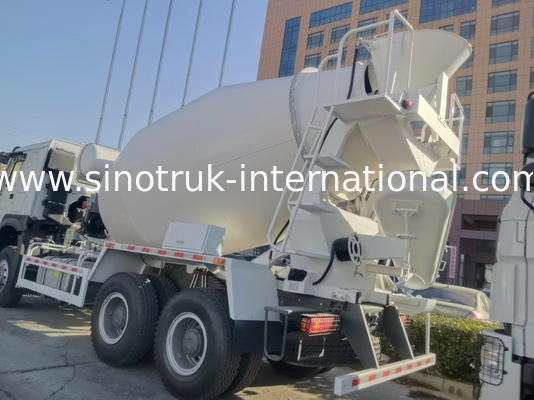 قدرت اسب 400HP HOWO مخلوط کننده کامیون 6-12CBM LHD 6×4 10 چرخ