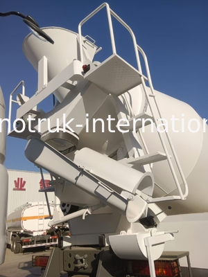 قدرت اسب 400HP HOWO مخلوط کننده کامیون 6-12CBM LHD 6×4 10 چرخ