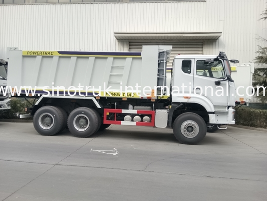 ۳۰ تا ۴۰ تن RHD ۱۰ چرخ وانت ریخت و پاش SINOTRUK Haohan برای ساخت و ساز سفید