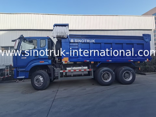 SINOTRUK HOHAN NEW HOWO 30 - 40 تن RHD 10 چرخ پرده برای ساخت و ساز آبی بالا کارایی بالا بردن و تخلیه
