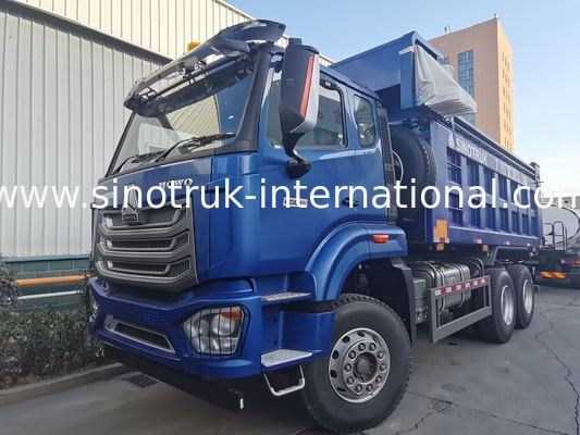 SINOTRUK HOHAN NEW HOWO 30 - 40 تن RHD 10 چرخ پرده برای ساخت و ساز آبی بالا کارایی بالا بردن و تخلیه