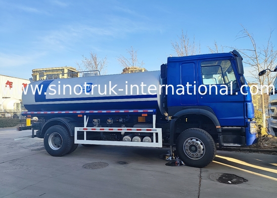 SINOTRUK HOWO 4x2 300HP شاسی آبی با 10m3 بدن مخزن آب
