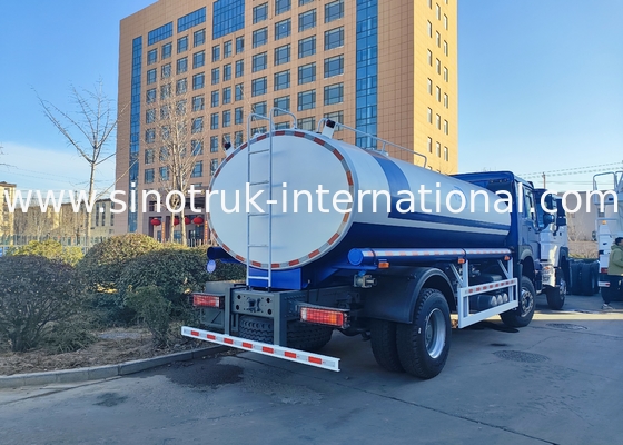 SINOTRUK HOWO 4x2 300HP شاسی آبی با 10m3 بدن مخزن آب